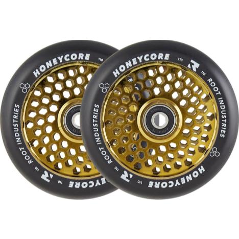 Root Industries Air Honeycore Stunt Scooter Wheels 110mm - Gold - Pair £66.95